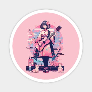 Guitar Girl # 1 Magnet